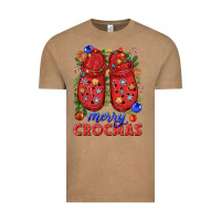 Vintage Coffee Merry crocmas Vintage Tee - NancyCooperArtShop