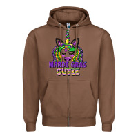 Chestnut mardi gras cutie unicorn Zipper Hoodie - CowGirlArtShop