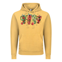 Vintage Mustard Christmas cups Vintage Hoodie - MaliasSmallBusiness