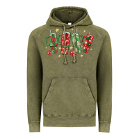 Vintage Olive Christmas cups Vintage Hoodie - MaliasSmallBusiness