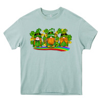 Arona st patricks day gnomes shamrock gold rainbow Heavy Core Tee - Artiststas