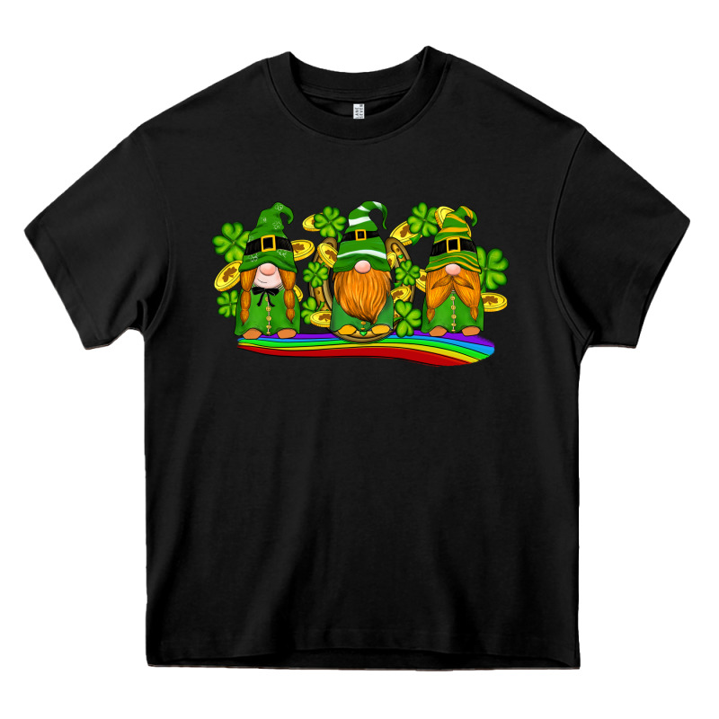 St Patricks Day Gnomes Shamrock Gold Rainbow Heavy Core Tee by Artiststas | Teevron