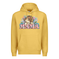 Antique Gold Easter Bunny Mama  mother's day Premium Hoodie - HowdyJamesFarm