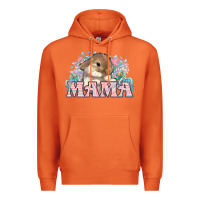 Carrot Easter Bunny Mama  mother's day Premium Hoodie - HowdyJamesFarm