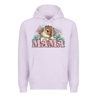 Lilac Easter Bunny Mama  mother's day Premium Hoodie - HowdyJamesFarm