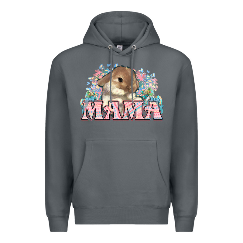 Easter Bunny Mama  Mother's Day Premium Hoodie by HowdyJamesFarm | Teevron