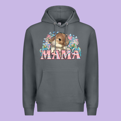 Easter Bunny Mama  Mother's Day Premium Hoodie Designed By Howdyjamesfarm