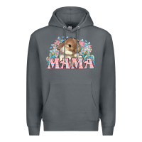 Rock Easter Bunny Mama  mother's day Premium Hoodie - HowdyJamesFarm