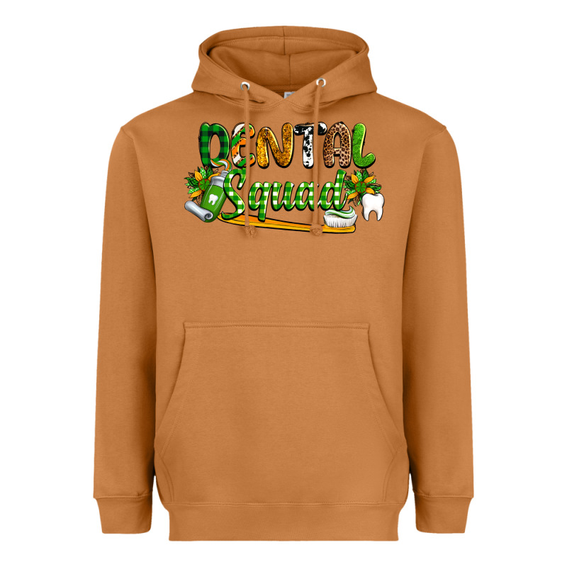 St. Patrick's Day Dental Squad Heavyweight Hoodie by OliviaCreatesArt | Teevron