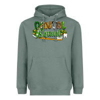 Sage St. Patrick's Day Dental squad Heavyweight Hoodie - OliviaCreatesArt