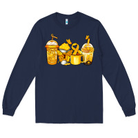 Navy childhood cancer coffee Long Sleeve Tee - Jasminsmagicworld