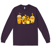Plum childhood cancer coffee Long Sleeve Tee - Jasminsmagicworld