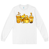 White childhood cancer coffee Long Sleeve Tee - Jasminsmagicworld