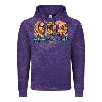 Cloud Purple god is my refuge and strength Vintage Hoodie - MaliasSmallBusiness