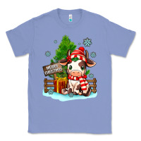 Colony Blue merry christmas cow Classic Tee - MaliasSmallBusiness