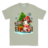 Matcha merry christmas cow Classic Tee - MaliasSmallBusiness