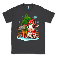Smoke merry christmas cow Classic Tee - MaliasSmallBusiness