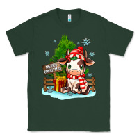 Sports Green merry christmas cow Classic Tee - MaliasSmallBusiness