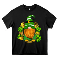 Black st patricks day gnomes horseshoe shamrock gold Heavy Core Tee - Artiststas