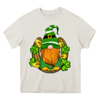 Cream st patricks day gnomes horseshoe shamrock gold Heavy Core Tee - Artiststas