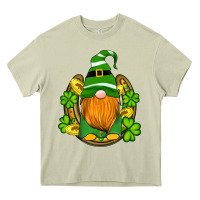 St Patricks Day Gnomes Horseshoe Shamrock Gold Heavy Core Tee | Teevron