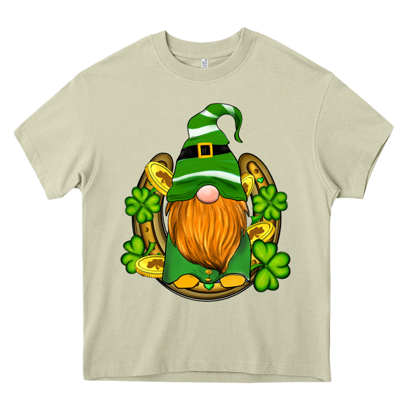 St Patricks Day Gnomes Horseshoe Shamrock Gold Heavy Core Tee by Artiststas | Teevron