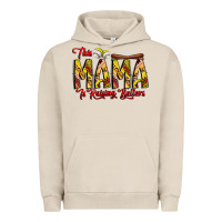 Pigment French Oak this mama is raising ballers softball and baseball Urban Hoodie - CowhideDigitalArt