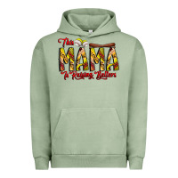 Pigment Oil Green this mama is raising ballers softball and baseball Urban Hoodie - CowhideDigitalArt