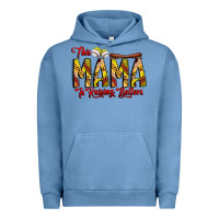 Pigment Pebble Blue this mama is raising ballers softball and baseball Urban Hoodie - CowhideDigitalArt