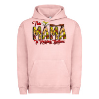 Pigment Salmon this mama is raising ballers softball and baseball Urban Hoodie - CowhideDigitalArt