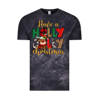 Cloud Black have a holly jolly christmas Vintage Tee - MaliasSmallBusiness