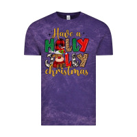 Cloud Purple have a holly jolly christmas Vintage Tee - MaliasSmallBusiness