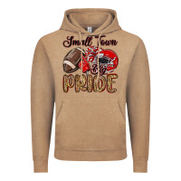 Vintage Coffee small town big pride red Vintage Hoodie - MaliasSmallBusiness