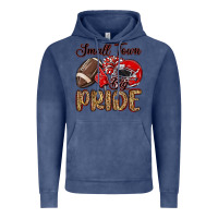 Vintage Denim small town big pride red Vintage Hoodie - MaliasSmallBusiness