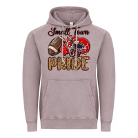 Vintage Zinc small town big pride red Vintage Hoodie - MaliasSmallBusiness