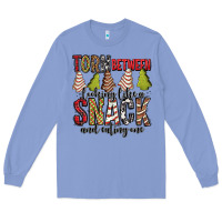 Colony Blue torn between looking like a snack and eating one christmas cake Long Sleeve Tee - Jasminsmagicworld