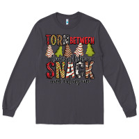 Smoke torn between looking like a snack and eating one christmas cake Long Sleeve Tee - Jasminsmagicworld