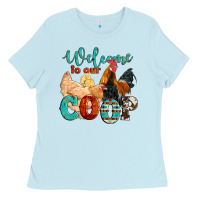 Welcome To Our Coop Ladies Tee | Teevron