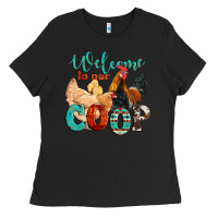 Black welcome to our coop Ladies Tee - Artiststas
