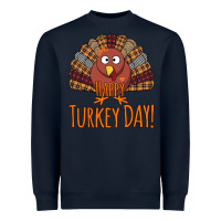 Navy Happy Turkey Day - Thanksgiving Party Heavyweight Sweatshirt - Bettercallsaul