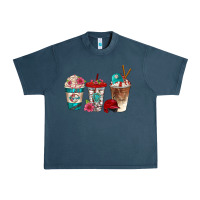 Midnight Navy western baseball coffee cups bbs Urban Heavy Tee - BundleAndBundleShop