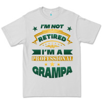 Dove Grey i'm not retired i'm a professional grampa Premium Tee - Jasminsmagicworld