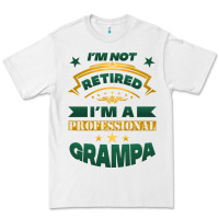 White i'm not retired i'm a professional grampa Premium Tee - Jasminsmagicworld