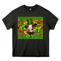 Asphalt st patricks day cow Heavy Core Tee - Artiststas