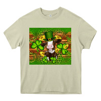 Mossy st patricks day cow Heavy Core Tee - Artiststas