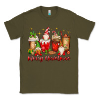 Army Green merry christmas gnomes coffee cups Classic Tee - MaliasSmallBusiness