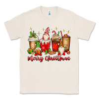 Natural merry christmas gnomes coffee cups Classic Tee - MaliasSmallBusiness