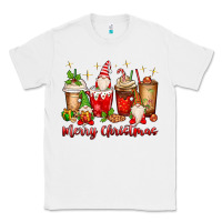 White merry christmas gnomes coffee cups Classic Tee - MaliasSmallBusiness