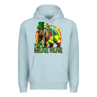 Blue Mist St. Patrick's Day mear bear Premium Hoodie - HowdyJamesFarm