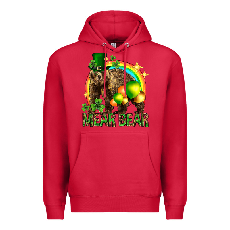 St. Patrick's Day Mear Bear Premium Hoodie by HowdyJamesFarm | Teevron